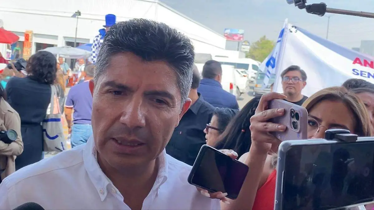 Eduardo Rivera Pérez, candidato a la gubernatura por la coalición “Mejor Rumbo para Puebla”